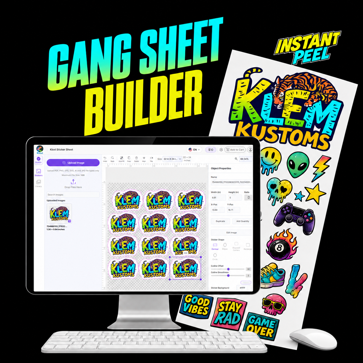 Build Your Custom DTF Gang Sheet